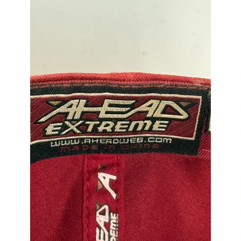 Ahead Extreme Old Fort Golf Club Baseball Cap Mens One Size Red Strapback Hat